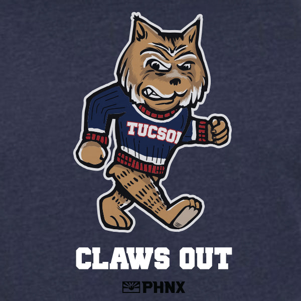 Claws Out Navy Tee