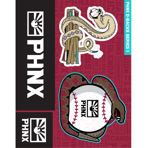 PHNX D-Backs Sticker pack