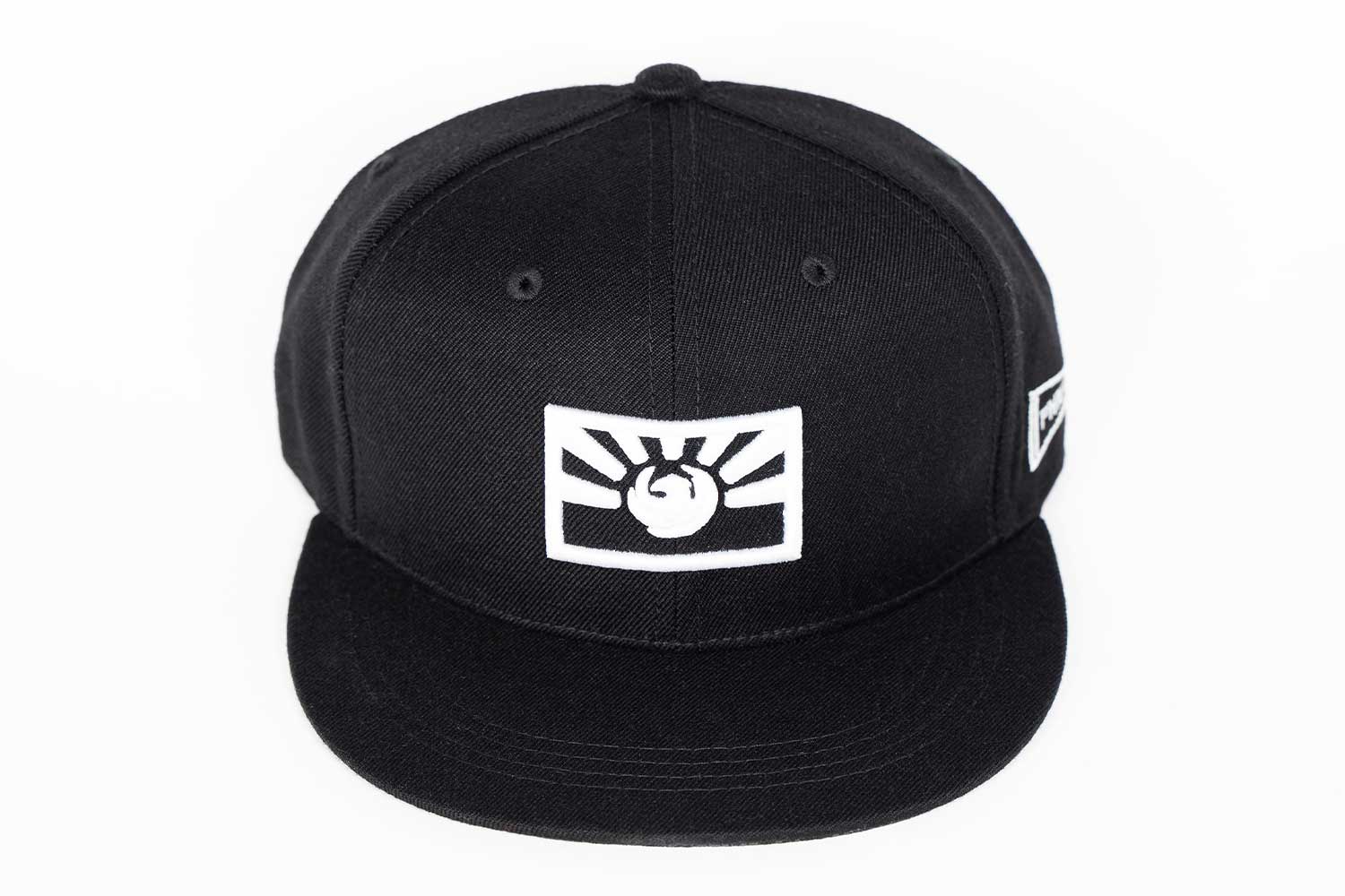 Snapback hat P flag design