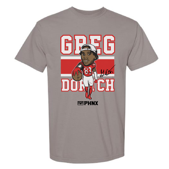 PHNX Greg Dortch OFFICIALLY LICENSED Grey Tee