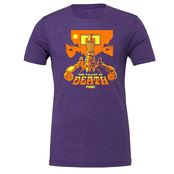 The Valley Of Death Purple Tee