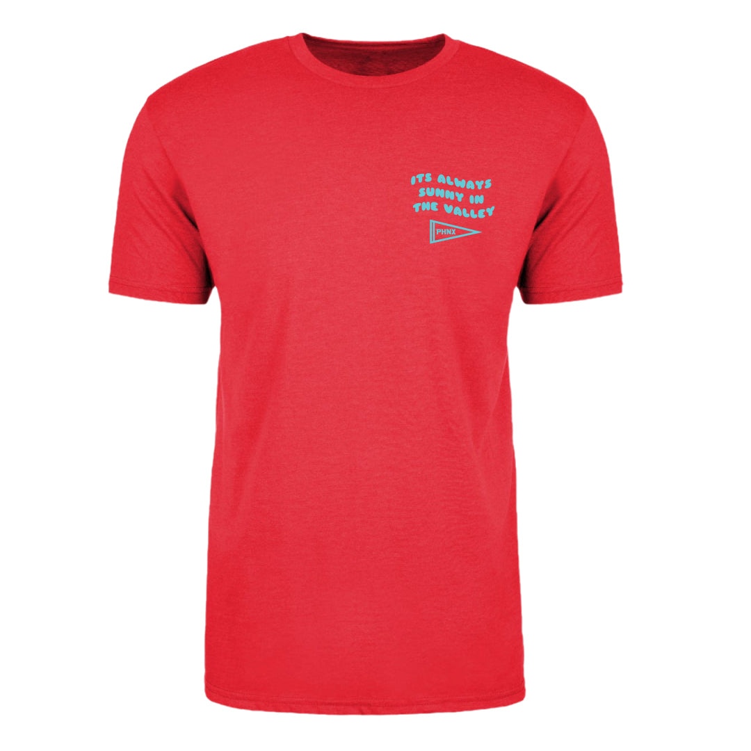 ALWAYS SUNNY VALLEY Red Tee