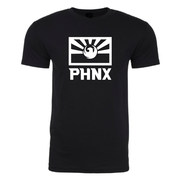 PHNX Flagstack Black Tee