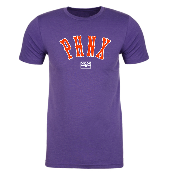 PHNX Western Font Purple Tee