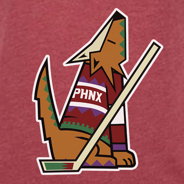 NEW Poppy Red Coyote Logo T-shirt